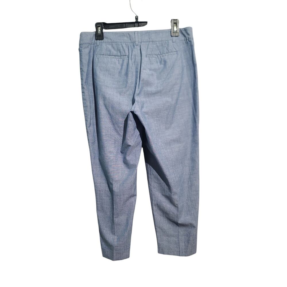 Talbots Petite Perfect Crop Chambray Button Cuff … - image 2